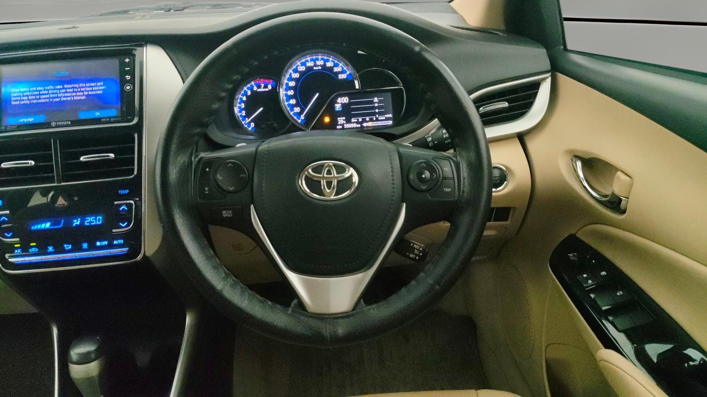 2018 Toyota YARIS VX CVT, Petrol, Automatic, 55,130 km, Steering Wheel Close Up