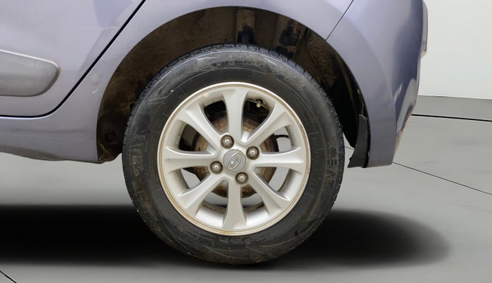 2015 Hyundai Grand i10 ASTA AT 1.2 KAPPA VTVT, Petrol, Automatic, 42,737 km, Left Rear Wheel