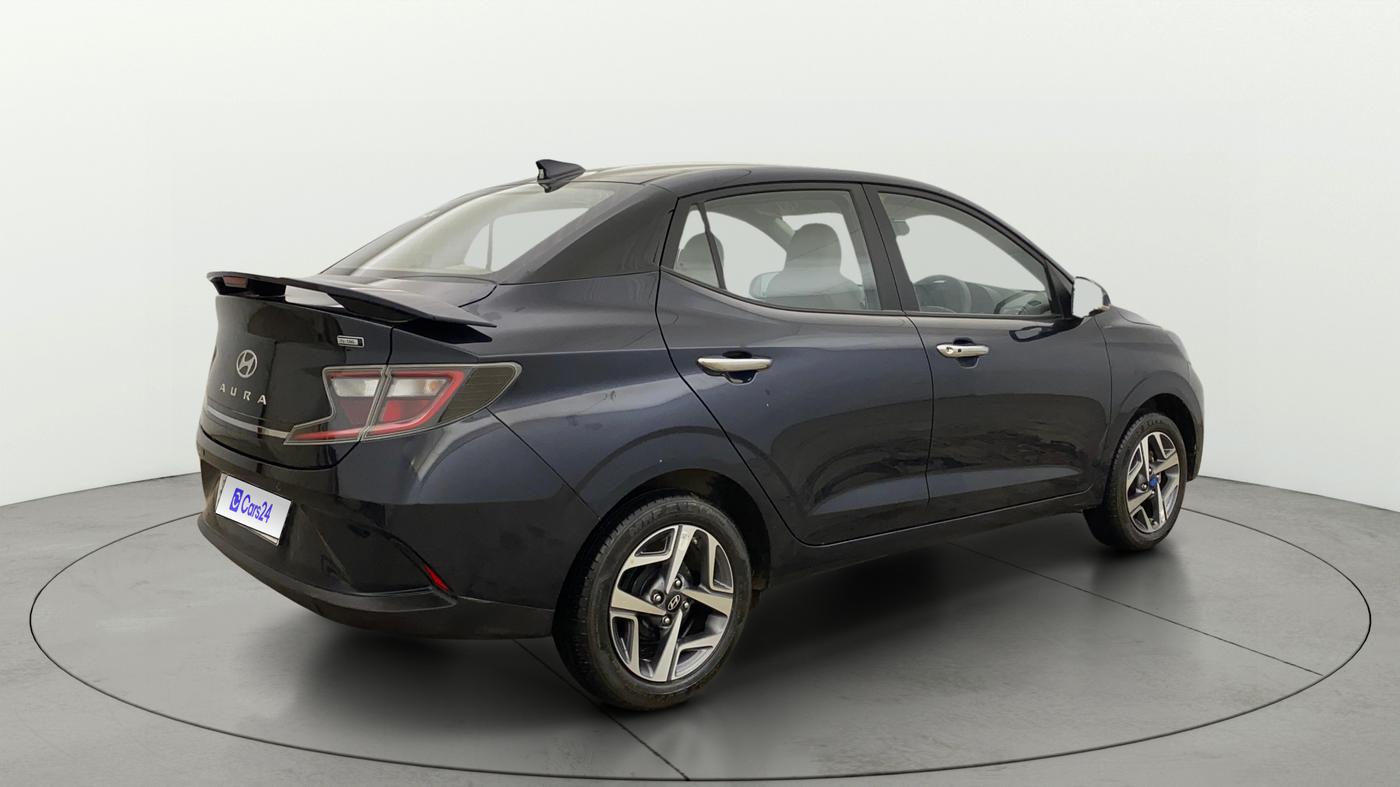 2024 Hyundai AURA SX 1.2 CNG, CNG, Manual, 7,796 km, Right Back Diagonal