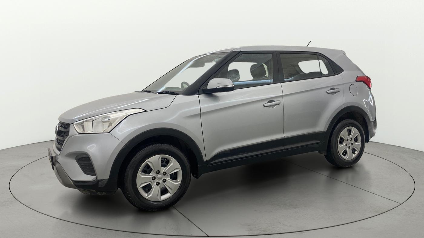 2019 Hyundai Creta E PLUS 1.6 PETROL, Petrol, Manual, 82,361 km, Left Front Diagonal