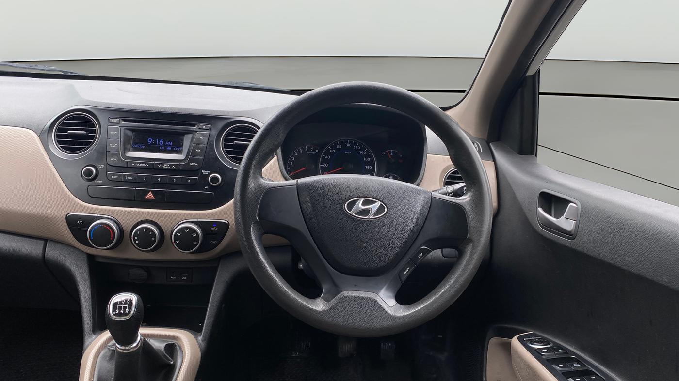 2014 Hyundai Grand i10 SPORTZ 1.2 KAPPA VTVT, Petrol, Manual, 44,102 km, Steering Wheel Close Up