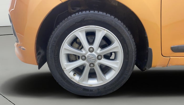 2014 Hyundai Grand i10 ASTA AT 1.2 KAPPA VTVT, Petrol, Automatic, 48,032 km, Left Front Wheel