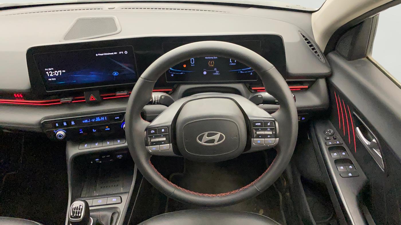 2023 Hyundai Verna SX (O) 1.5 TURBO PETROL MT, Petrol, Manual, 13,596 km, Steering Wheel Close Up