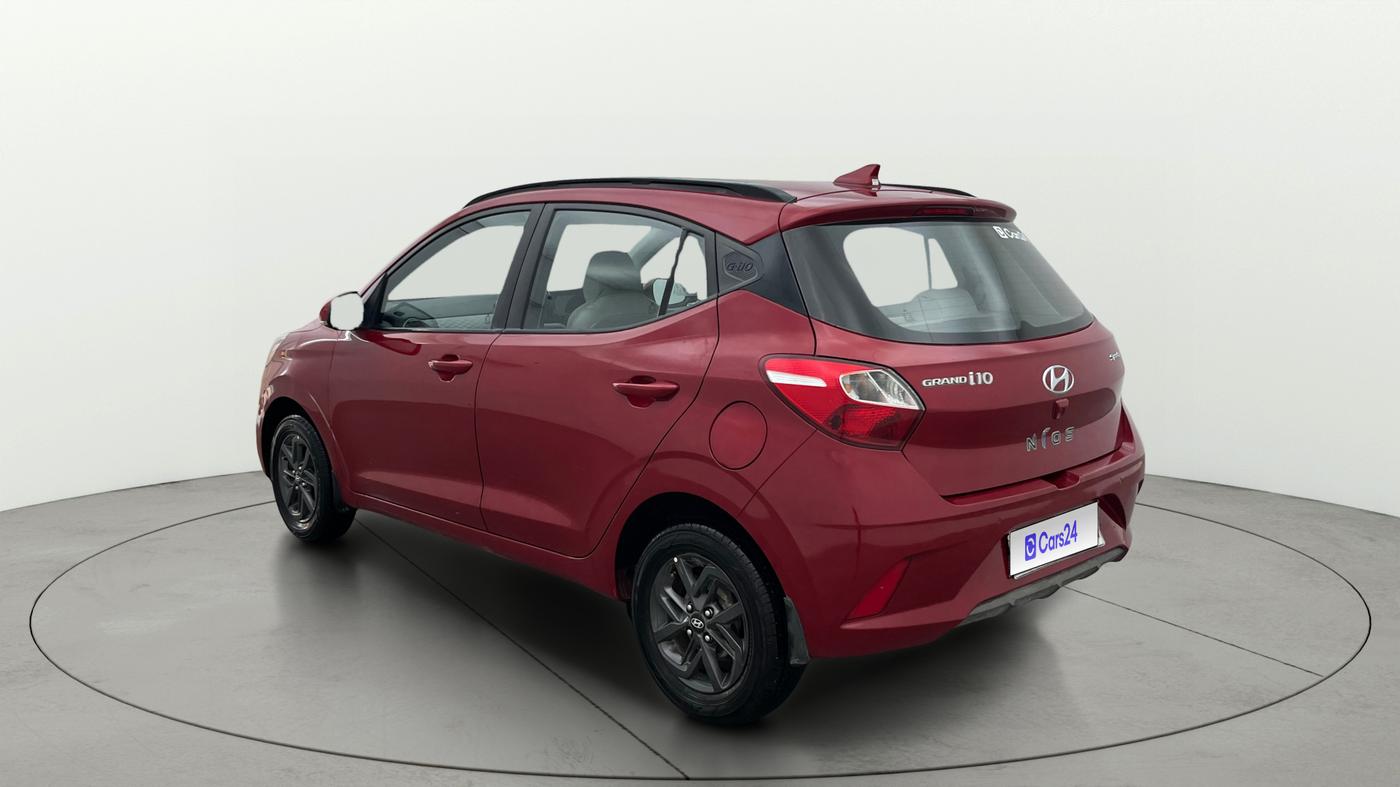 2020 Hyundai GRAND I10 NIOS SPORTZ AMT 1.2 KAPPA VTVT, Petrol, Automatic, 64,243 km, Left Back Diagonal