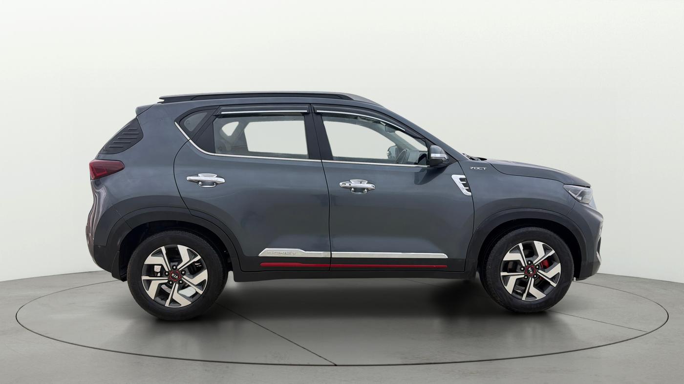 2020 KIA SONET GTX PLUS 1.0 DCT, Petrol, Automatic, 43,647 km, Right Side View