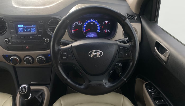 2014 Hyundai Xcent SX 1.2 (O), Petrol, Manual, 71,793 km, Steering Wheel Close Up