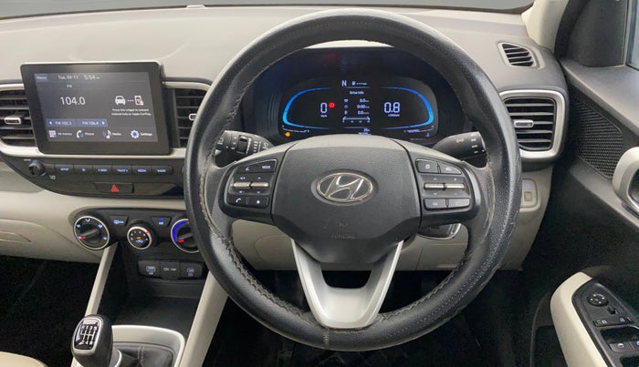 2022 Hyundai VENUE S (O) 1.0 TURBO IMT, Petrol, Manual, 75,335 km, Steering Wheel Close Up