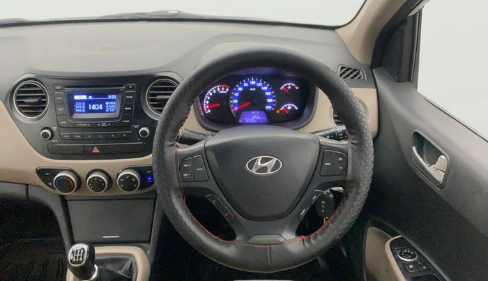 2015 Hyundai Xcent S (O) 1.2, CNG, Manual, 72,300 km, Steering Wheel Close Up