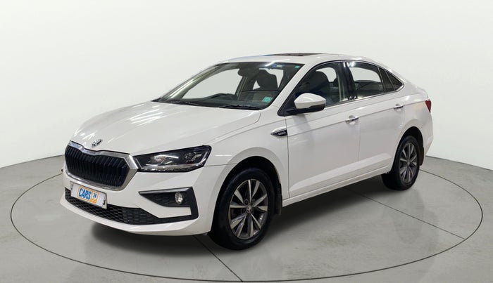 2022 Skoda SLAVIA STYLE 1.0L TSI AT, Petrol, Automatic, 33,393 km, Left Front Diagonal