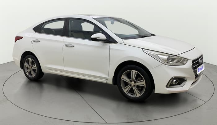 2019 Hyundai Verna 1.6 VTVT SX + AT, Petrol, Automatic, 83,868 km, Right Front Diagonal