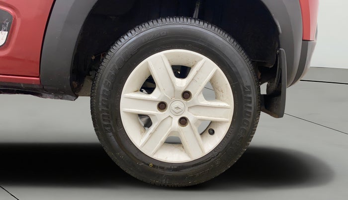 2017 Renault Kwid 1.0 RXL 02 Anniversary Edition, Petrol, Manual, 70,384 km, Left Rear Wheel