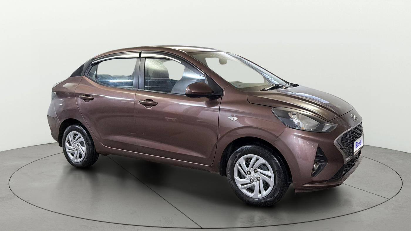 2022 Hyundai AURA S 1.2 CNG, CNG, Manual, 89,601 km, Right Front Diagonal