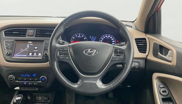 2019 Hyundai Elite i20 ASTA (O) CVT, Petrol, Automatic, 30,598 km, Steering Wheel Close Up