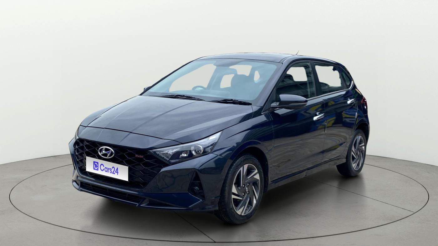 2021 Hyundai NEW I20 Asta (O) 1.0 Turbo DCT Dual Tone, Petrol, Automatic, 66,569 km, Left Front Diagonal