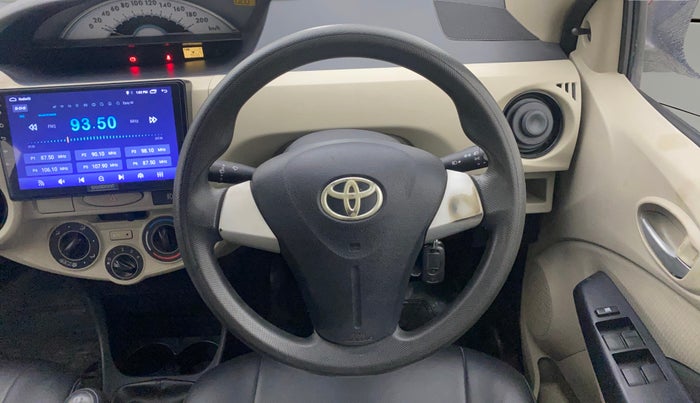 2012 Toyota Etios Liva G, Petrol, Manual, 96,531 km, Steering Wheel Close Up