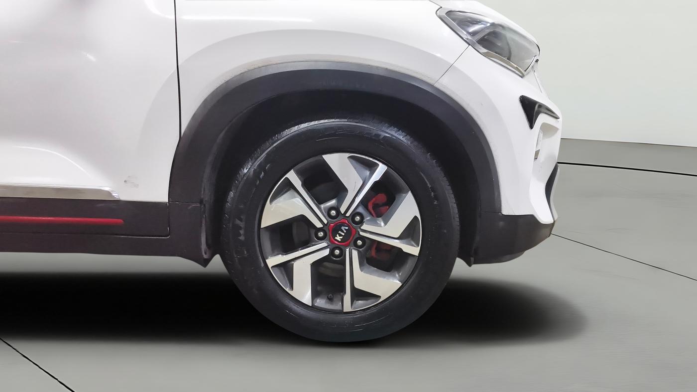 2020 KIA SONET GTX PLUS 1.0 DCT, Petrol, Automatic, 1,09,407 km, Right Front Wheel