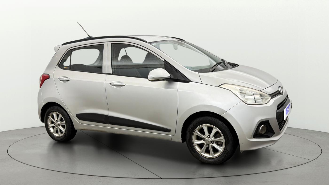 2015 Hyundai Grand i10 ASTA AT 1.2 KAPPA VTVT, Petrol, Automatic, 69,913 km, Right Front Diagonal