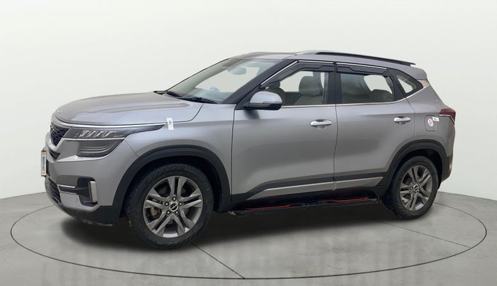 2021 KIA SELTOS HTX 1.5 CVT PETROL, Petrol, Automatic, 61,116 km, Left Front Diagonal