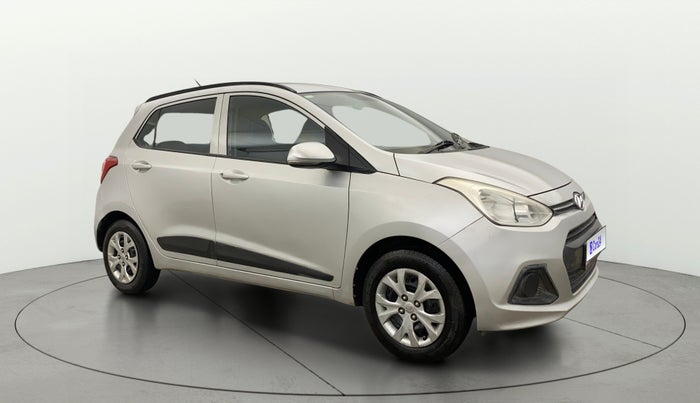 2015 Hyundai Grand i10 SPORTZ 1.2 KAPPA VTVT, Petrol, Manual, 1,04,808 km, Right Front Diagonal