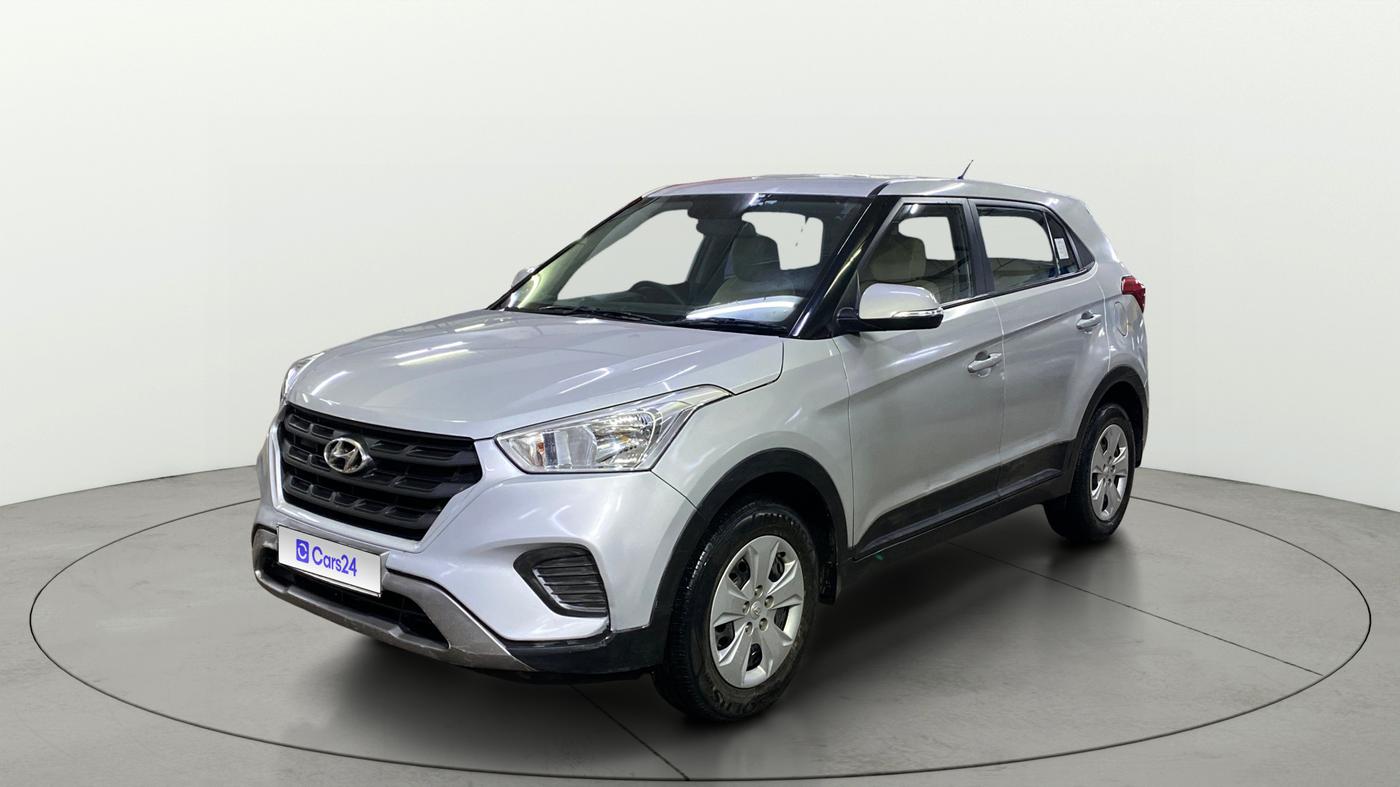 2018 Hyundai Creta E PLUS 1.6 PETROL, Petrol, Manual, 41,466 km, Left Front Diagonal