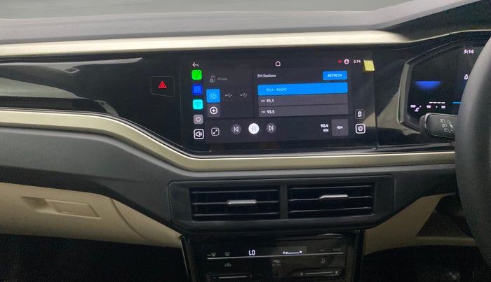 2025 Volkswagen VIRTUS Highline Plus 1.0 TSI AT, Petrol, Automatic, 1,376 km, Air Conditioner