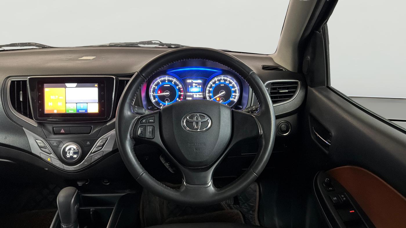 2021 Toyota Glanza V CVT, Petrol, Automatic, 33,834 km, Steering Wheel Close Up