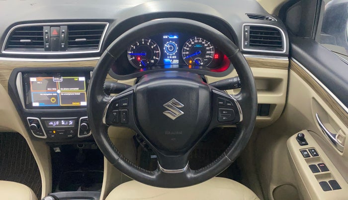 2018 Maruti Ciaz ALPHA 1.5 SHVS PETROL, Petrol, Manual, 53,489 km, Steering Wheel Close Up