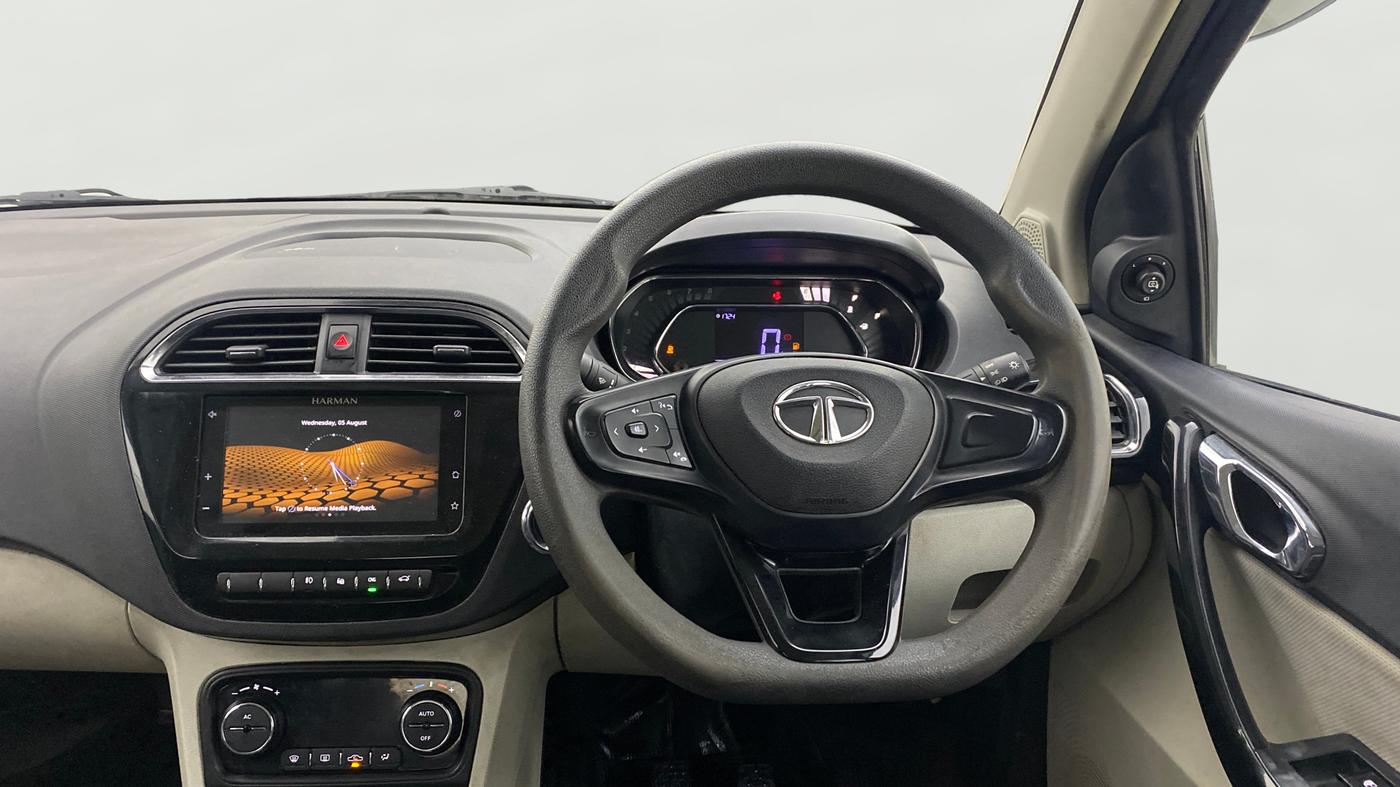 2022 Tata TIGOR XZ PLUS CNG, CNG, Manual, 1,49,312 km, Steering Wheel Close Up