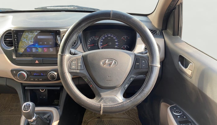 2014 Hyundai Xcent SX 1.2 (O), Petrol, Manual, 86,839 km, Steering Wheel Close Up