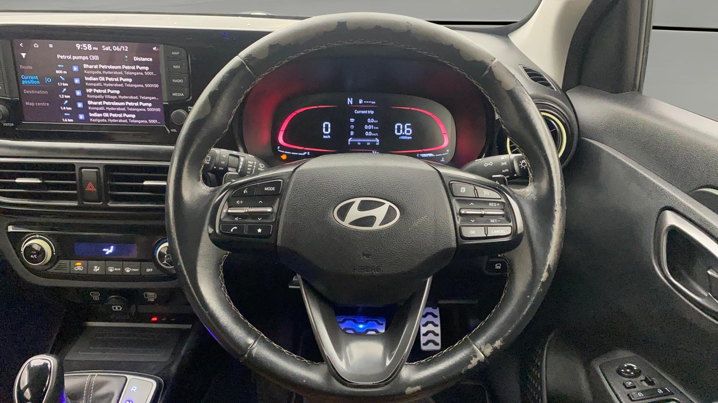 2023 Hyundai EXTER SX(O) CONNECT 1.2 AMT, Petrol, Automatic, 36,887 km, Steering Wheel Close Up