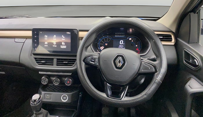 2021 Renault Kiger RXT 1.0 TURBO MT DUAL TONE, Petrol, Manual, 13,273 km, Steering Wheel Close Up