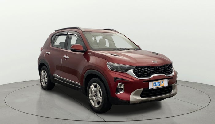 2021 KIA SONET HTX 1.0 IMT, Petrol, Manual, 43,130 km, Right Front Diagonal