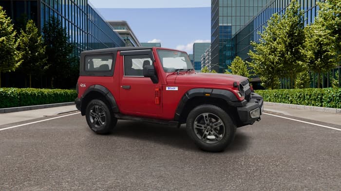 2021 Mahindra Thar LX PETROL HT 4WD AT, Petrol, Automatic, 52,169 km, Right Front Diagonal