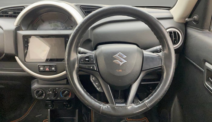 2020 Maruti S PRESSO VXI PLUS AMT, Petrol, Automatic, 28,539 km, Steering Wheel Close Up