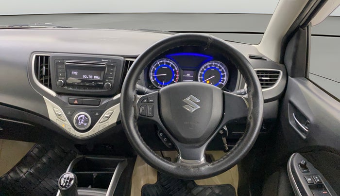 2016 Maruti Baleno DELTA PETROL 1.2, Petrol, Manual, 38,318 km, Steering Wheel Close Up