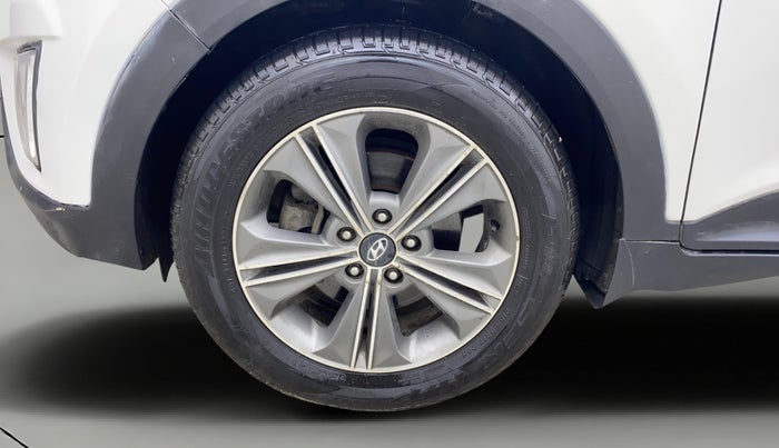 2018 Hyundai Creta SX PLUS AT 1.6 PETROL, Petrol, Automatic, 76,151 km, Left Front Wheel