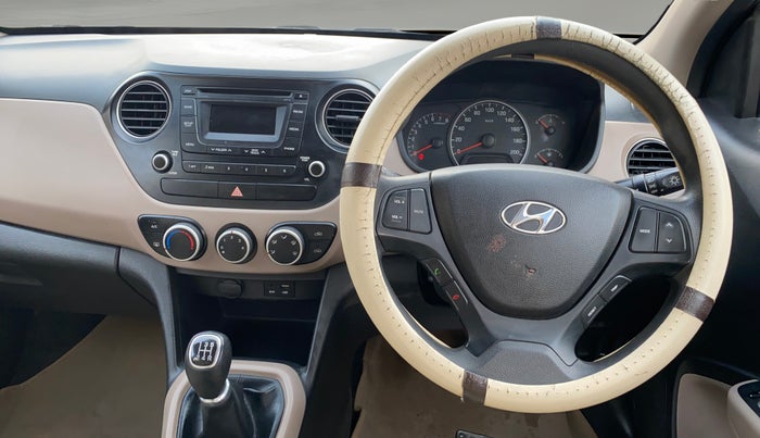 2015 Hyundai Grand i10 SPORTZ 1.2 KAPPA VTVT, Petrol, Manual, 75,839 km, Steering Wheel Close Up