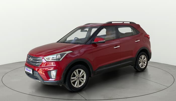 2016 Hyundai Creta SX PLUS 1.6 PETROL, Petrol, Manual, 1,32,115 km, Left Front Diagonal