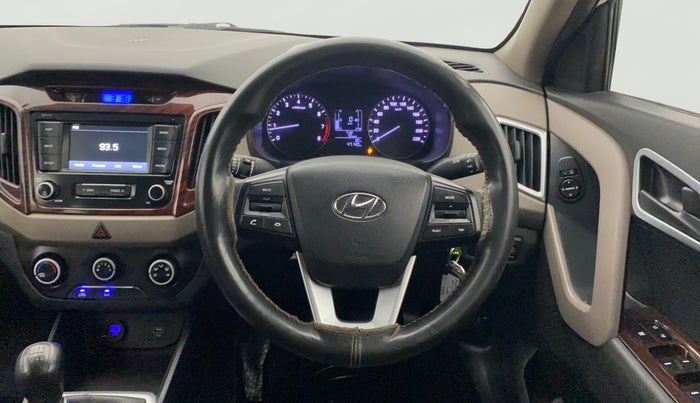 2018 Hyundai Creta E PLUS 1.6 PETROL, CNG, Manual, 47,131 km, Steering Wheel Close Up
