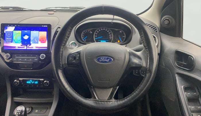2019 Ford New Figo TITANIUM 1.2 PETROL MT, Petrol, Manual, 1,01,867 km, Steering Wheel Close Up
