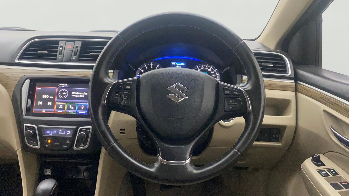 2020 Maruti Ciaz ALPHA  AT 1.5 SHVS PETROL, Petrol, Automatic, 85,198 km, Steering Wheel Close Up