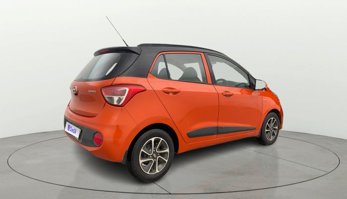 2018 Hyundai Grand i10 SPORTZ (O) AT 1.2 KAPPA VTVT, Petrol, Automatic, 59,569 km, Right Back Diagonal