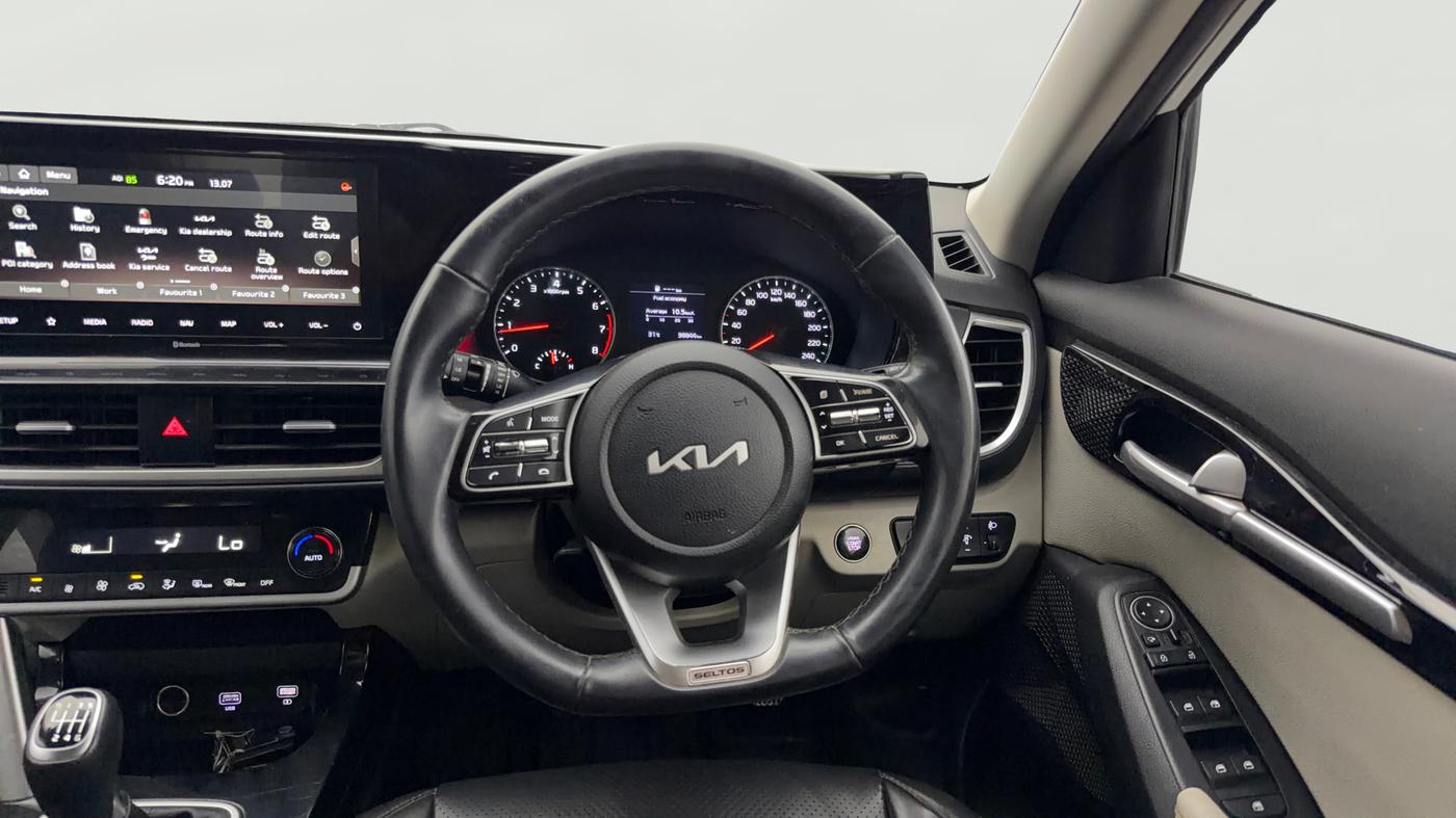 2022 KIA SELTOS HTX PETROL 1.5, Petrol, Manual, 38,834 km, Steering Wheel Close Up