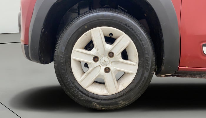 2017 Renault Kwid 1.0 RXL 02 Anniversary Edition, Petrol, Manual, 70,384 km, Left Front Wheel