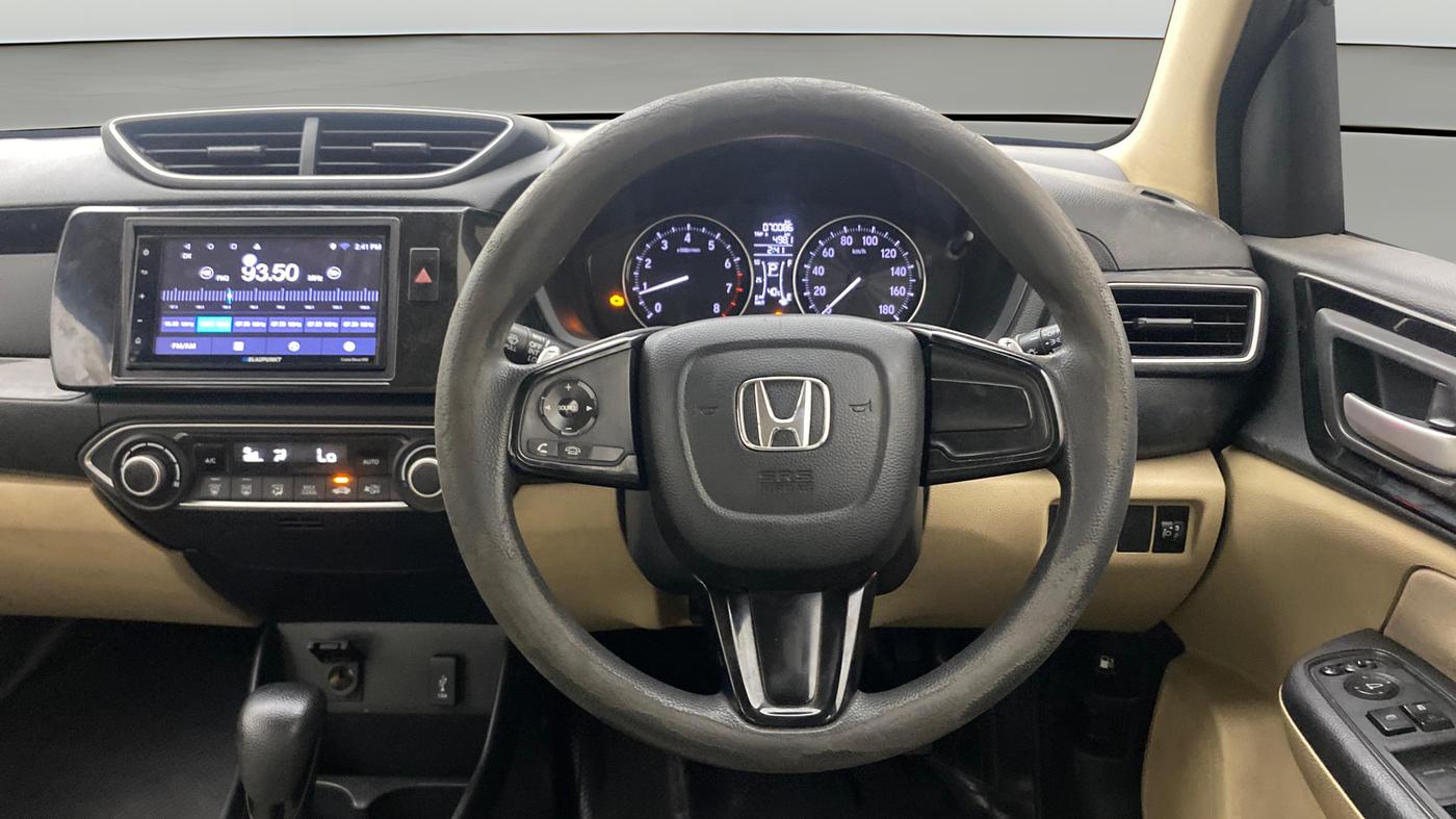 2018 Honda Amaze 1.2L I-VTEC V CVT, Petrol, Automatic, 70,136 km, Steering Wheel Close Up