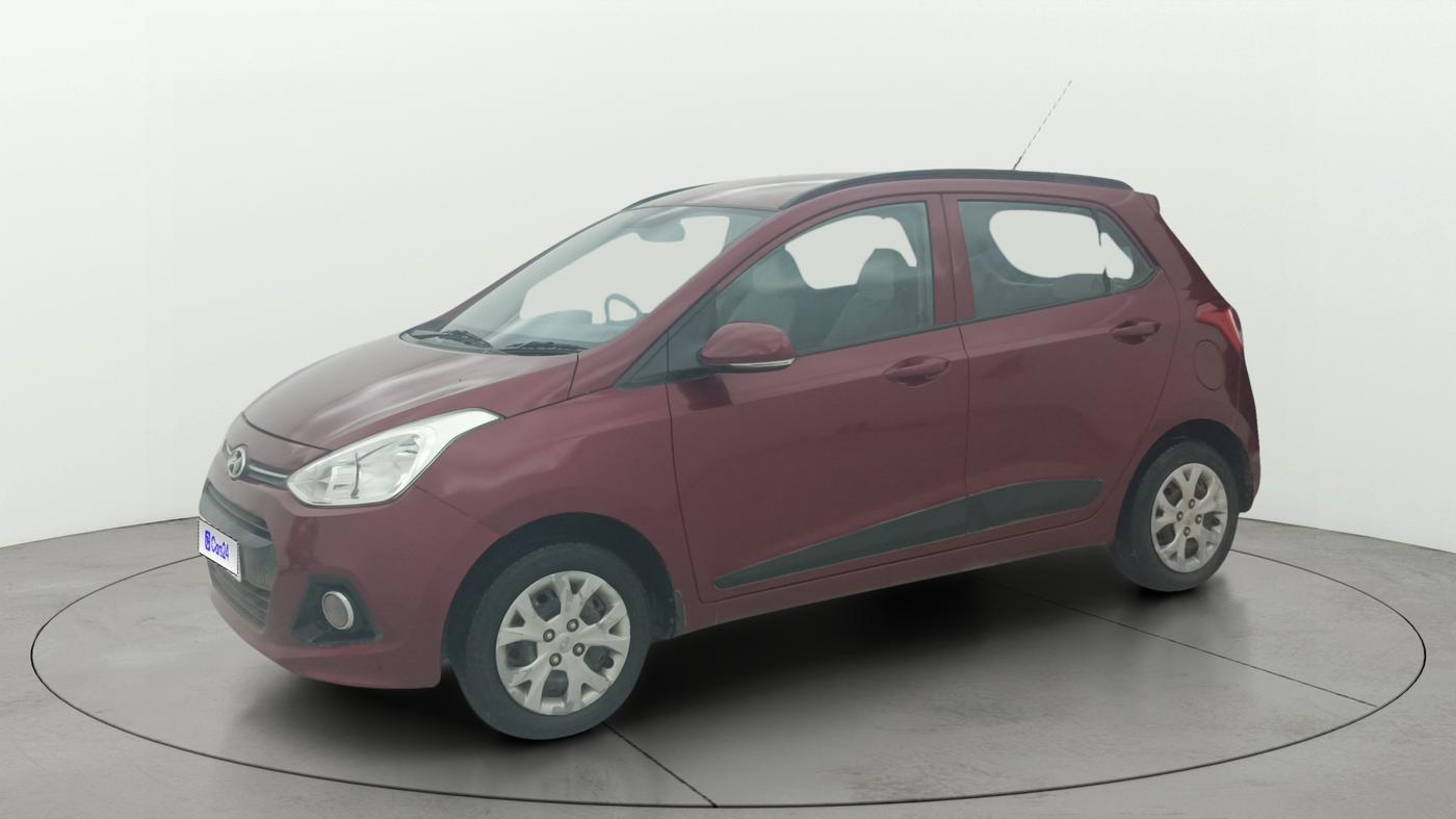 2016 Hyundai Grand i10 SPORTZ 1.2 KAPPA VTVT, Petrol, Manual, 57,334 km, Left Front Diagonal