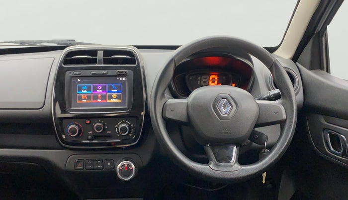 2018 Renault Kwid RXT 1.0 AMT, Petrol, Automatic, 28,606 km, Steering Wheel Close Up