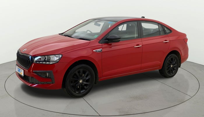 2023 Skoda SLAVIA AMBITION 1.0L TSI MT, Petrol, Manual, 21,654 km, Left Front Diagonal