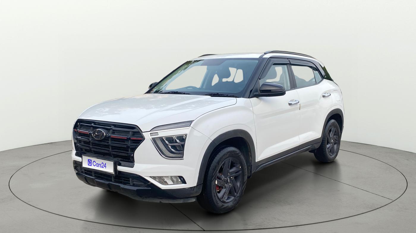 2023 Hyundai Creta S PLUS KNIGHT 1.5 PETROL, Petrol, Manual, 75,080 km, Left Front Diagonal