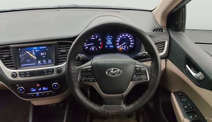 2019 Hyundai Verna 1.6 VTVT SX, Petrol, Manual, 49,243 km, Steering Wheel Close Up